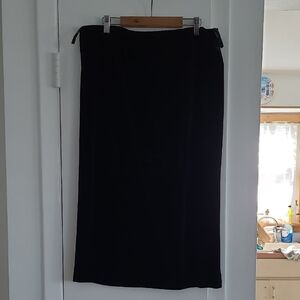 ELOQUII Elegant Black Pencil Skirt